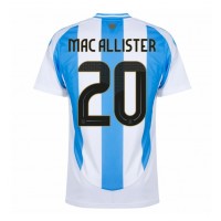 Moški Nogometni dresi Argentina Alexis Mac Allister #20 Domači Copa America 2024 Kratek Rokav